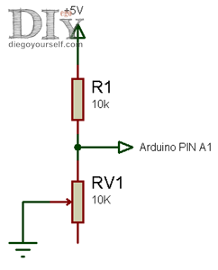 Arduino UNO : mesure de résistance, montage de base