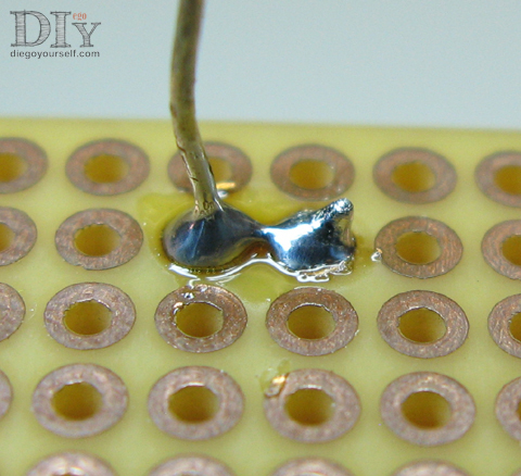 Mauvaise soudure : déborde