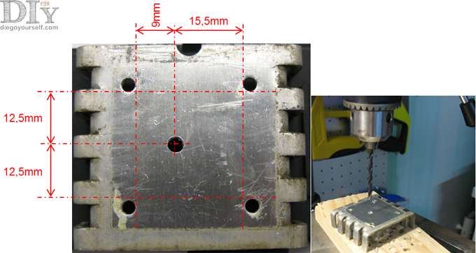 Allumage G. CARTIER 02341 Perçage du radiateur