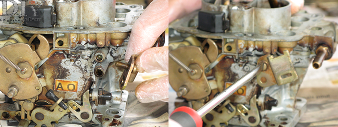 Solex 28-34 Z10 Support du starter