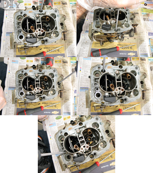 Solex 28-34 Z10 Serrage du couvercle
