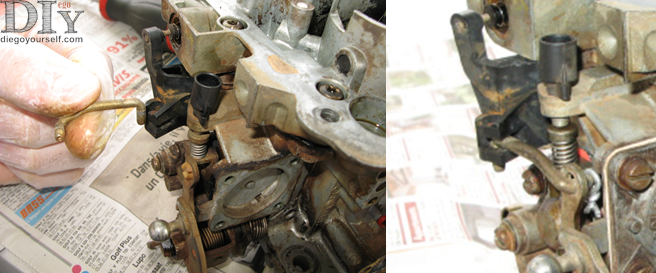 Solex 28-34 Z10 Reparation commande degazage