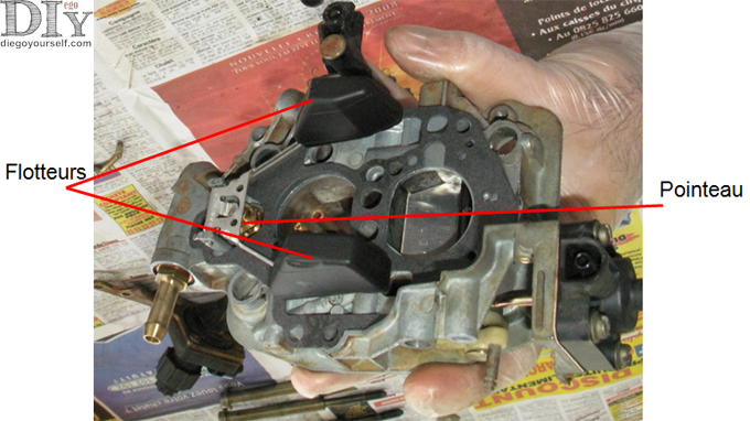 Solex 28-34 Z10 intérieur couvercle