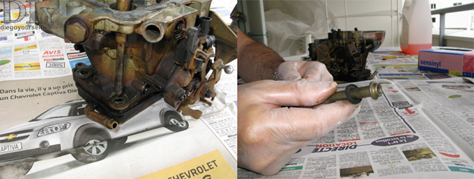 Solex 28-34 Z10 Vis de soutien