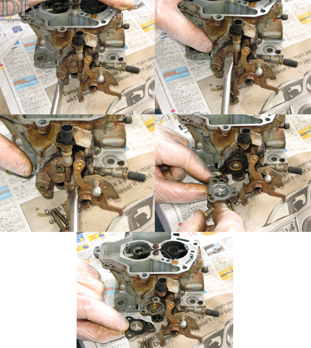 Solex 28-34 Z10 membrane enrichisseur