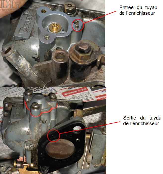 Carburateur Solex 32BIS Enrichisseur