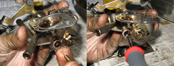 Carburateur Solex 32BIS Remontage vis de richesse