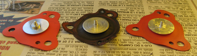 Carburateur Solex 32BIS Membrane enrichisseur retaillée