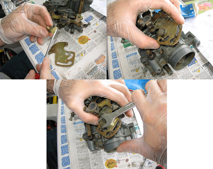 Carburateur Solex 32BIS Commande du starter