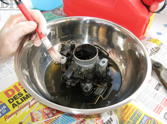 Carburateur Solex 32BIS nettoyage extérieur