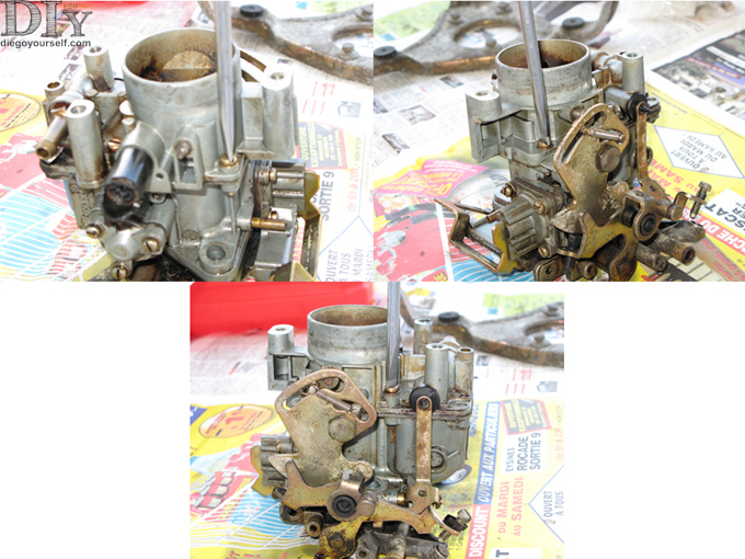 Carburateur Solex 32BIS Couvercle