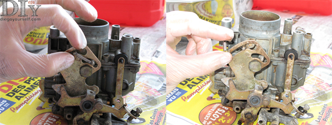 Carburateur Solex 32BIS Ressort de rappel du starter