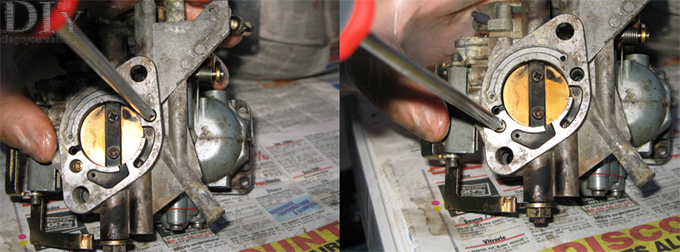 Carburateur Solex 32BIS Boîtier de papillon