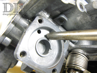 Carburateur Weber 32 DRT Soufflage de la cuve