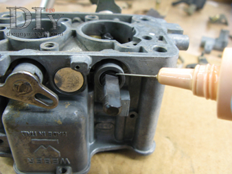 Carburateur Weber 32 DRT lubrification