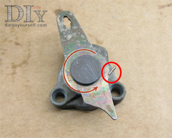 Carburateur Weber 32 DRT repose de la membrane de l'enrichisseur