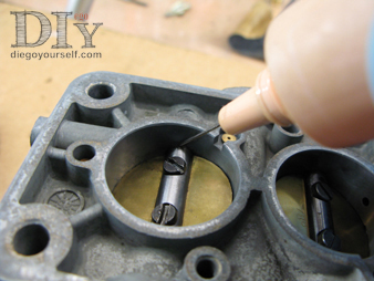 Carburateur Weber 32 DRT lubrification