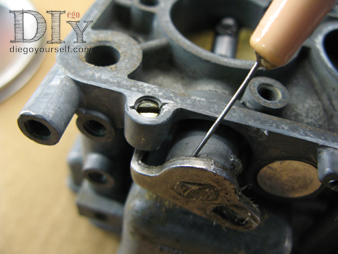 Carburateur Weber 32 DRT lubrification