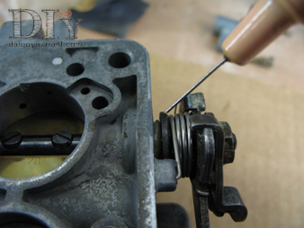 Carburateur Weber 32 DRT lubrification