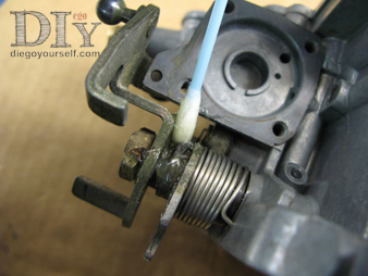 Carburateur Weber 32 DRT lubrification