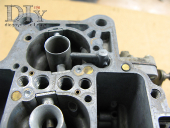 Carburateur Weber 32 DRT repose de l'injecteur de reprise