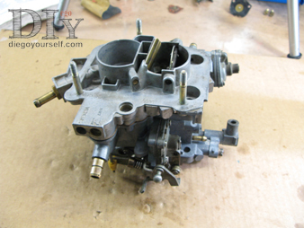 Carburateur Weber 32 DRT Repose du couvercle