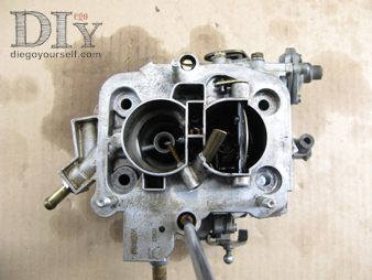 Carburateur Weber 32 DRT Repose du couvercle