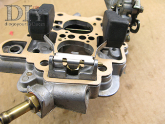 Carburateur Weber 32 DRT Repose des flotteurs