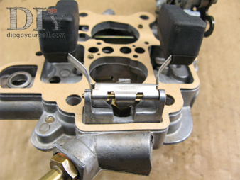 Carburateur Weber 32 DRT Repose des flotteurs