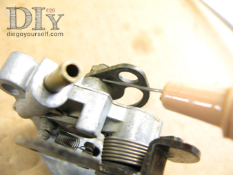 Carburateur Weber 32 DRT Lubrification