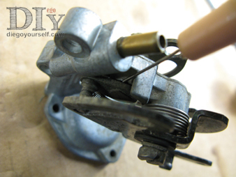 Carburateur Weber 32 DRT Lubrification