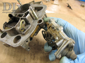 Carburateur Weber 32 DRT starter module de commande