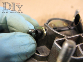 Carburateur Weber 32 DRT starter lien de commande