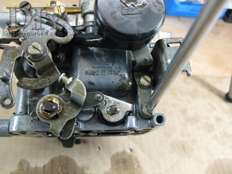 Carburateur Weber 32 DRT vis de support du câble de starter