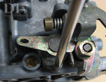 Carburateur Weber 32 DRT couvercle de l'enrichisseur