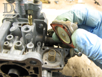 Carburateur Weber 32 DRT Membrane de la pompe de reprise