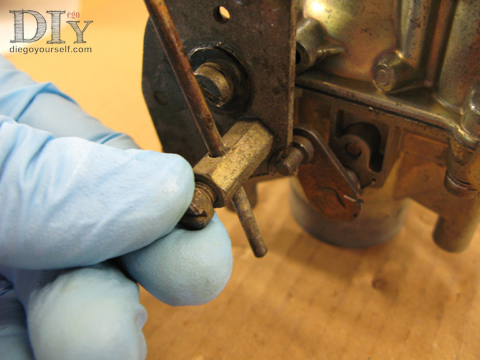 Carburateur Zenith 28 IF Réglage de l'ouverture initiale - starter