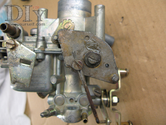 Carburateur Zenith 28 IF Réglage de l'ouverture initiale - starter