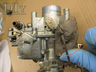 Carburateur Zenith 28 IF Réglage de l'ouverture initiale - starter