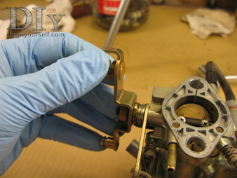 Carburateur Zenith 28 IF Réglage de l'ouverture initiale - starter