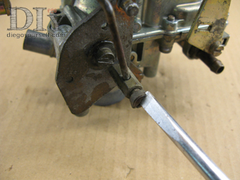 Carburateur Zenith 28 IF Réglage de l'ouverture initiale - starter