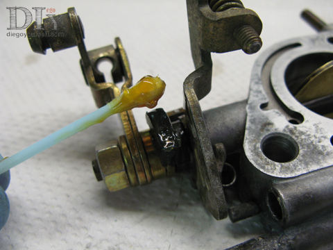 Carburateur Zenith 32 IF2 Graisser la came de reprise