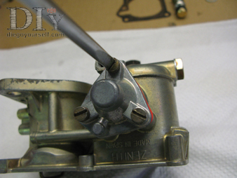 Carburateur Zenith 32 IF2 Repose de la membrane de l'enrichisseur