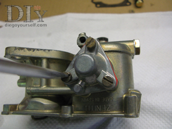 Carburateur Zenith 32 IF2 Repose de la membrane de l'enrichisseur