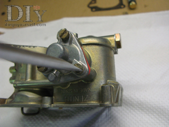 Carburateur Zenith 32 IF2 Repose de la membrane de l'enrichisseur