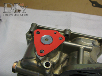 Carburateur Zenith 32 IF2 Repose de la membrane de l'enrichisseur