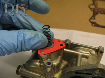 Carburateur Zenith 32 IF2 Repose de la membrane de l'enrichisseur