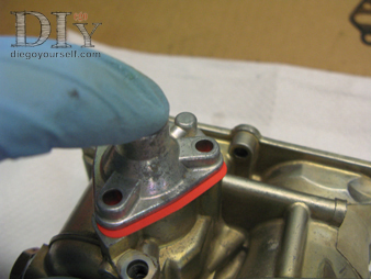 Carburateur Zenith 32 IF2 Repose de la membrane de l'enrichisseur