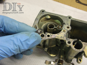 Carburateur Zenith 32 IF2 Repose de l'injecteur de reprise