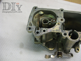 Carburateur Zenith 32 IF2 Repose de l'injecteur de reprise